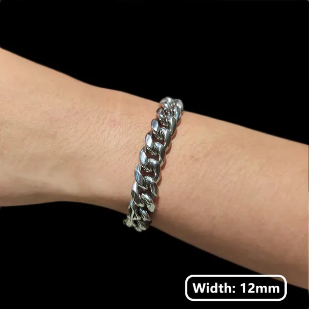 Silver Necklace and Bracelet set