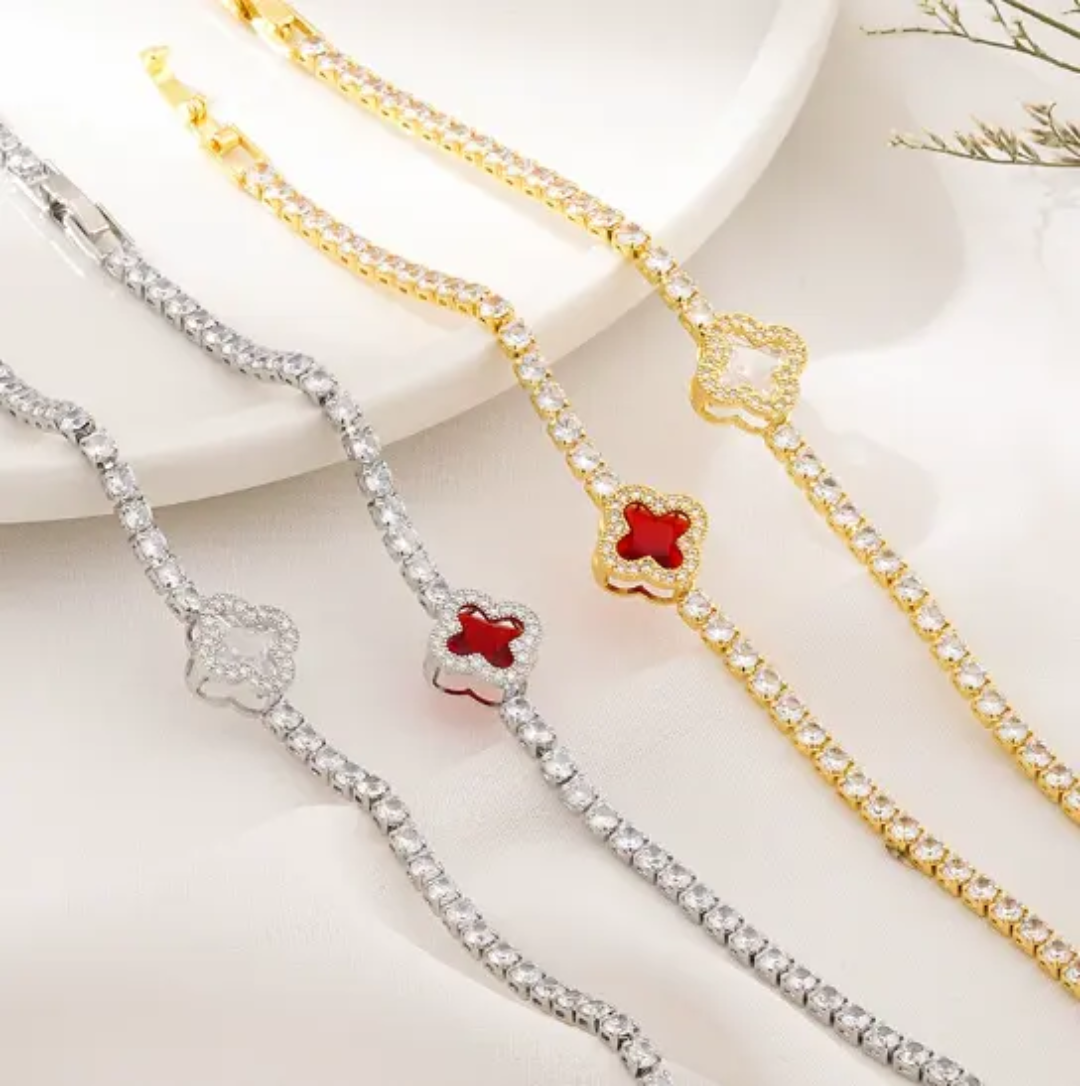 Adjustable diamond bracelet